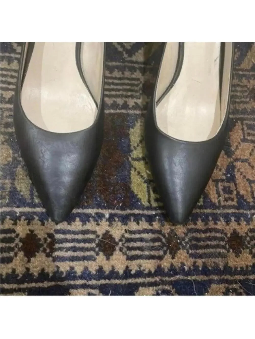 Cole Haan Grand OS Black Pointed Toe Small Stiletto Heels Business Work
